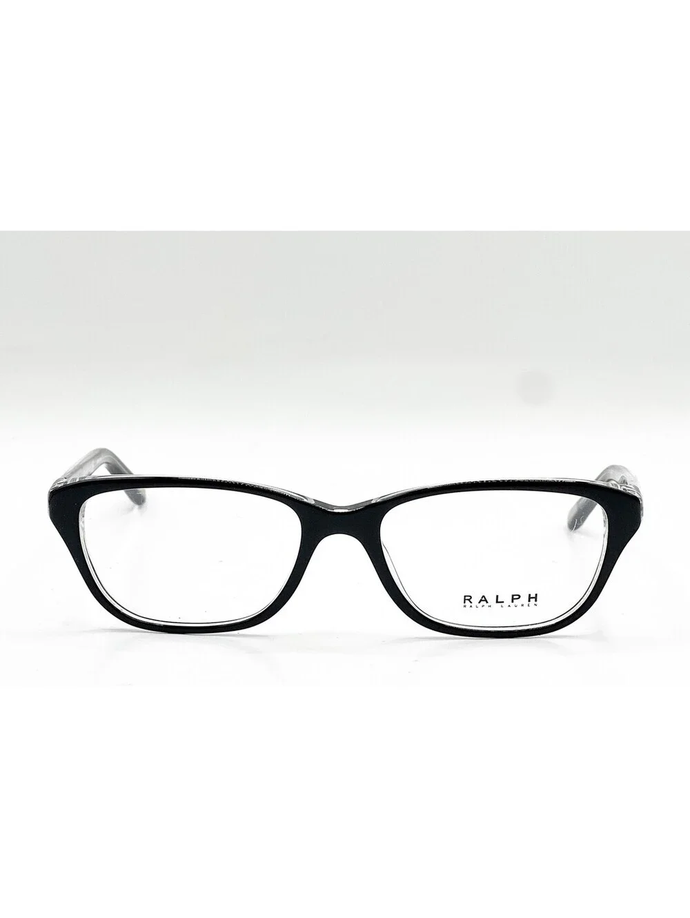 Ralph Lauren RA 7020 541 Polished Black Transparent Eyeglass Frames 52-16-135